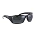 MAUI JIM CANOES 208 208-02 GLOSS BLACK PLASTIC NEUTRAL GREY POLARIZED SUNGLASSES SHADES