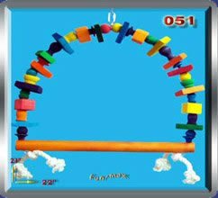 Zoo Max DUS51 Block Bird Perch 22in
