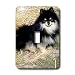 Dogs Pomeranian - Black and Tan Pomeranian - Light Switch Covers - single toggle switch