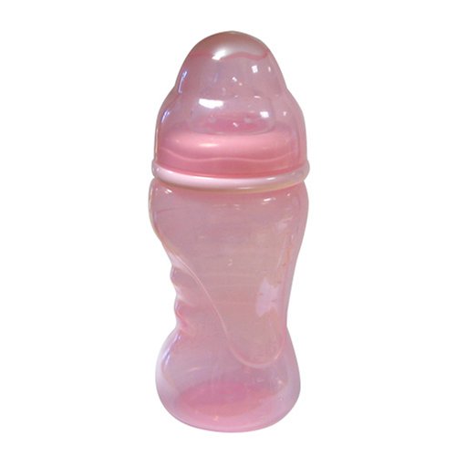 Childrens Toyshop   : Tommee Tippee Wide Neck Easy Grip Bottle Pink