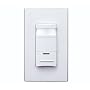 Leviton OSSNL-IDW Decora Passive Infrared Wall Switch Occupancy Sensor, LED Adjustable Night Light, 180 Degree, 2100 sq ft Coverage, White