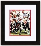 Trent Dilfer Autographed Tampa Bay Bucs White Jersey 8 x 10 Action Photograph Custom Framed
