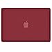 MacBook-Air-13, RiverPanda Lightweight Ultra Slim Rubber Coated Hard Case Cover With Keyboard Skin for MacBook Air 13-Inch (A1369/A1466) - Wine Red