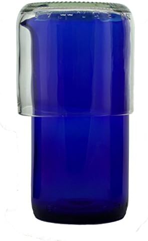 Recycled Cobalt Blue Bedside Carafe with Tumbler