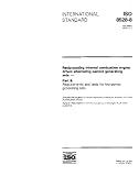 ISO 8528-8:1995, Reciprocating internal combustion engine driven alternating current generating sets - Part 8: Requirements and tests for low-power generating sets