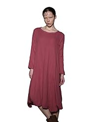 Plus Size Cotton Long Sleeves Spring  Dress