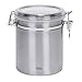 Trudeau 60-Ounce Stainless Steel Airtight Canister, Satin Finish