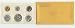1961 EARLY GENUINE US MINT PROOF COIN SET