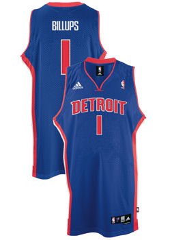 Detroit Pistons Chauncey Billups Team Color Replica Authentic Youth Jersey, Size= Large