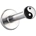 Surgical Steel Black and White Yin Yang Logo Push In Labret