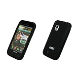 EMPIRE Black Silicone Skin Cover Case for Samsung Fascinate i500 Galaxy S