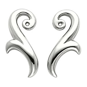 14K Yellow Gold Earrings Jacket