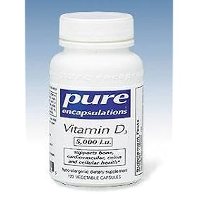 Pure Encapsulations - Vitamin D3 5000 IU 120 vcaps [Health and Beauty]