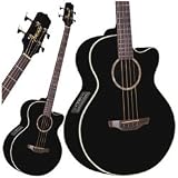 EG512CB 4 String Acoustic Electric Bass (Gloss Black)
