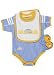 adidas Denver Nuggets Light Blue Infant 3-Piece Mesh Creeper Set (24 Months)