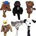 Sporting Goods : TEXAN CLASSICS DALMATION Longneck Headcover for Driver up to 460cc