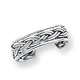 Sterling Silver Antiqued Toe Ring