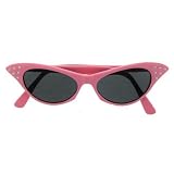 Retro 50s Costume Cat Eye PINK Sunglasses