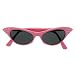 Retro 50s Costume Cat Eye PINK Sunglasses