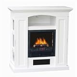 Exclusive Electric Fireplace Heater Wht By Riverstone Industries