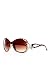 2b Spots Rhinestone Metal Oversized Sunglasses - GOLD (1SZ)