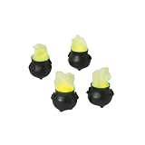 Department 56 Original Snow Village Halloween Lit Cauldrons Accessory Set of 4