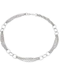 Fashion Link Necklace or Bracelet Sterling Silver 8 Inch Ch996