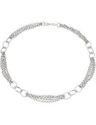 Link Necklace Pendant Sterling Silver Ch996 18 Inch