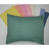 Percale Baby Pillow Case - Light Solids - Sage - Made In USA