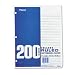 Mead Economical 16 lb Filler Paper, College Ruled, 11 x 8.5 Inches, 200 Sheets per pack (17208)