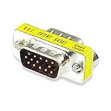 VGA Gender Changer HD15, M/M Thin
