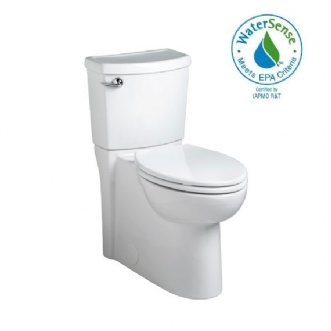 American Standard 2989.101.020 Concealed Trapway Cadet 3 Right Height Elongated Flowise 1.28 gpf Toilet with Seat, White