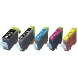 5 Pack Canon BCI-3e/BCI3/BCI-6 Compatible Inkjet/Ink Cartridges Combo