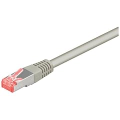 Wentronic CAT6 SSTP Netzwerkkabel (2x RJ45, 3m) grau