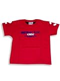 Mish Mish - Toddler Boys Short Sleeved Tee, Red, Navy