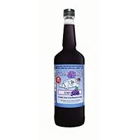 Sweet Life Premium Grape Snow Cone and Shaved Ice Syrup--Quart