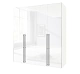 Solutions 21201-203 Dreht&uuml;renschrank 200 x 216 x 58 cm / polarwei&szlig; / Lack wei&szlig;