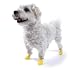 Natural Rubber Dog Boots - Reusable and Disposable Dog Booties (Dog Boots) - Yellow - XX-Small (XXS)