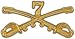 7th Cavalry Large Pin