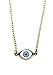 BUYINHOUSE Third Eye Chakra Necklace Gothic Eyeball Occult NC21 Gold Tone Punk Vintage Choker Pendant Fashion