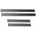 Raxxess Rack Rail Black Pair (16 Space)