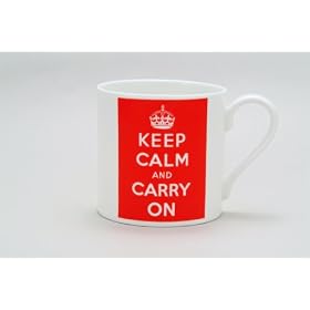 Keep Calm And Carry On Mug, large (450ml)