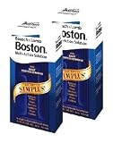 Boston One Bottles Simplus Multi-Action Solution for Rigid Gas Permeable Contact Lenses (TWIN PACK)... by Boston