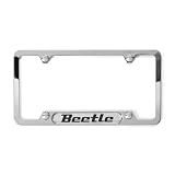 Polished Stainless Steel License Plate Frame 2012 New Beetle by Volkswagen