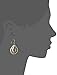 Kenneth Cole New York Two-Tone Teardrop Orbital Earrings