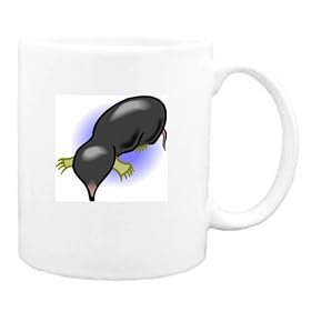 Mug with blind, subterranean, mole, rodent, black by Blinds