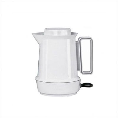 West Bend 5-c. Electric Water Kettle, White