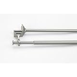 Umbra Mission 24 to 36 inch Double Tension Curtain Rod, Nickel
