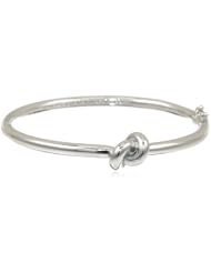 Kate Spade New York Sailors Knot Hinge Bangle Silver One Size