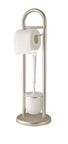 Wenko 17202100 Exclusiv Stand WC-Garnitur Siena - &oslash; 19 x 63 cm, satiniert Preisvergleich
